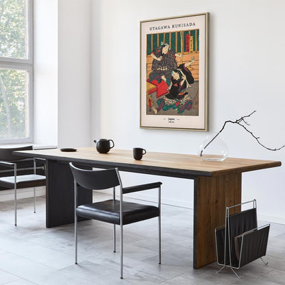 Leinwandbild - Woodcut (1 Part) Vertical