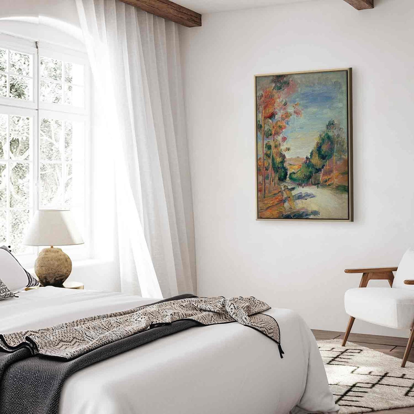 Leinwandbild - Pierre-Auguste Renoir – Paysage d'Essoyes