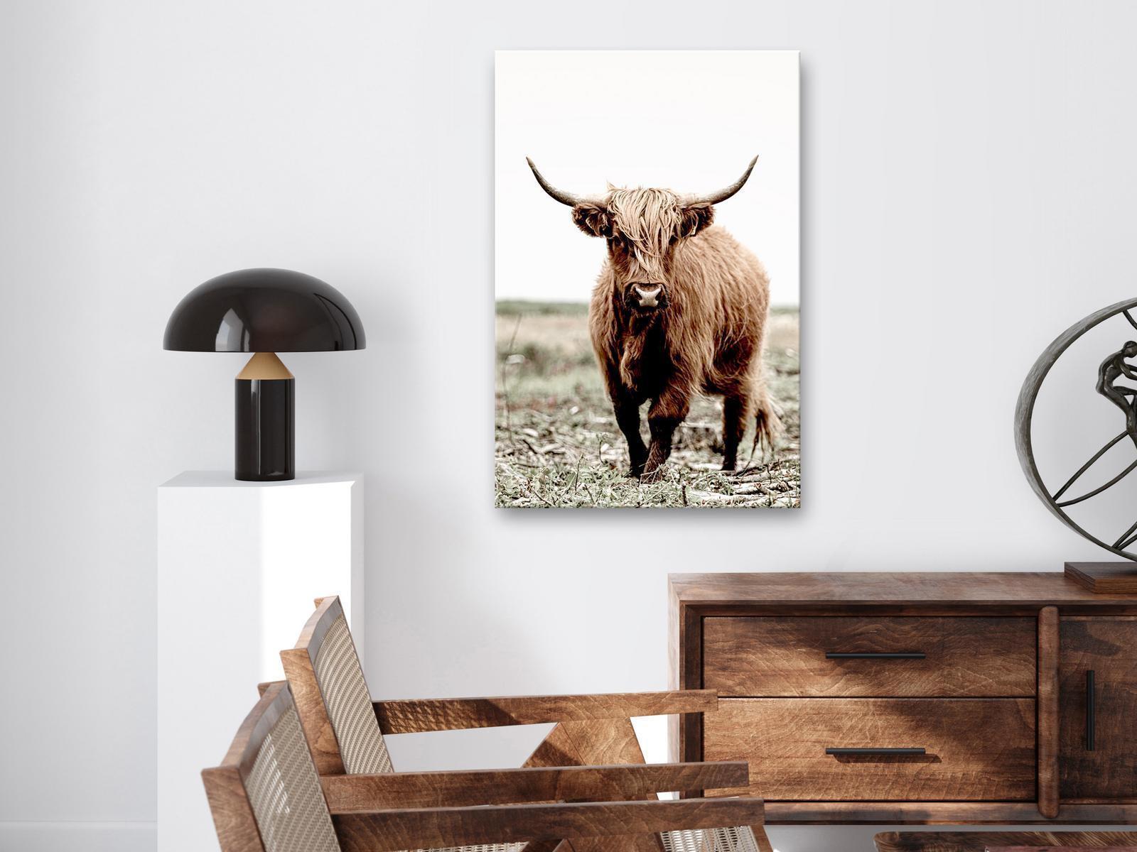 Leinwandbild - Young Stag (1 Part) Vertical Artgeist