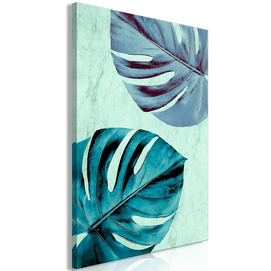 Leinwandbild - Tropical Turquoise (1 Part) Vertical Artgeist