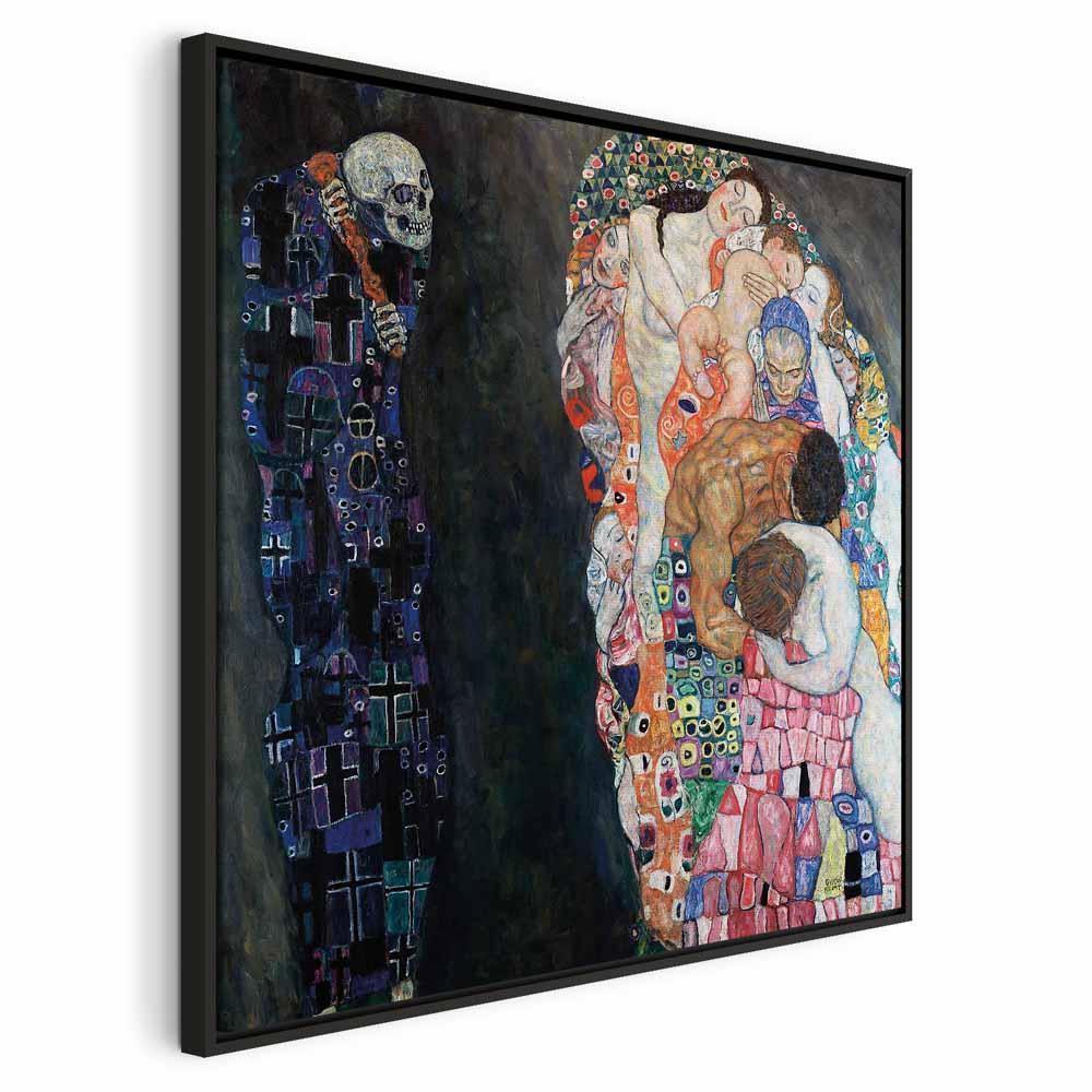 Leinwandbild - Gustav Klimt – Death and Life
