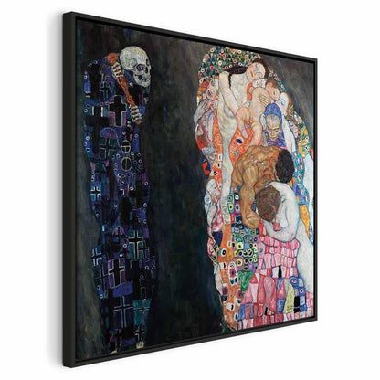 Leinwandbild - Gustav Klimt – Death and Life