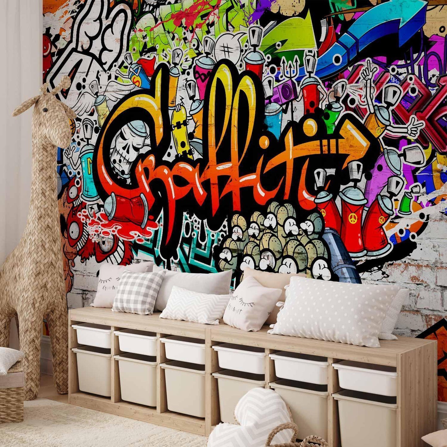 Fototapete - Colorful Graffiti