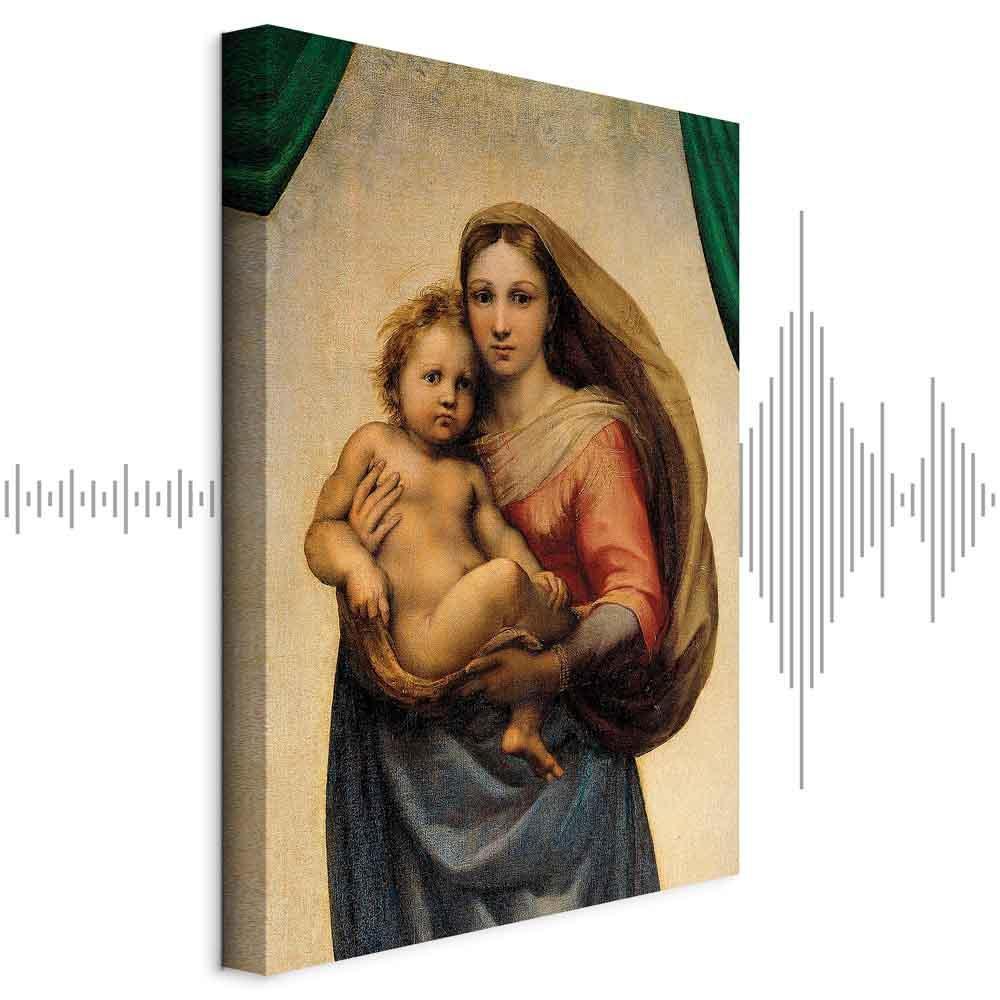 Leinwandbild - Raphael – Sistine Madonna (fragment)