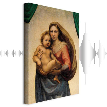 Leinwandbild - Raphael – Sistine Madonna (fragment)