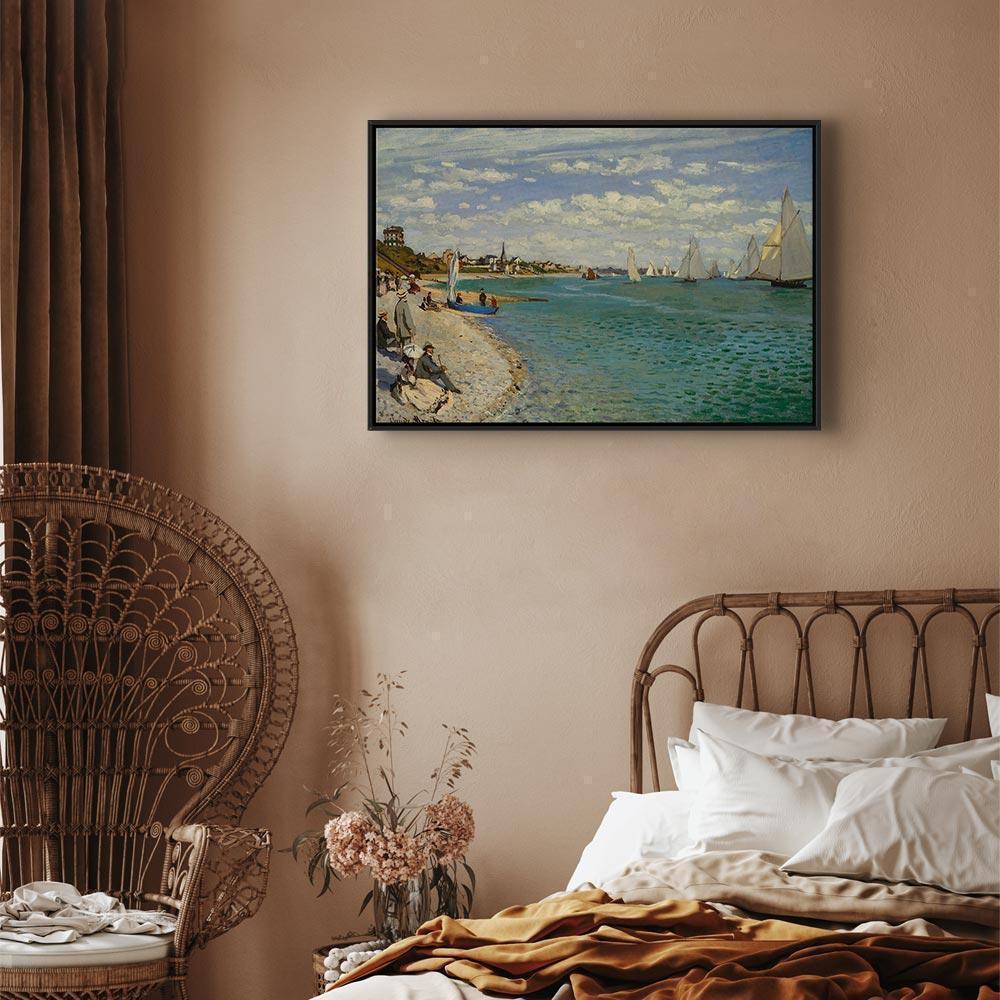 Leinwandbild - Claude Monet – Regatta at Sainte-Adresse