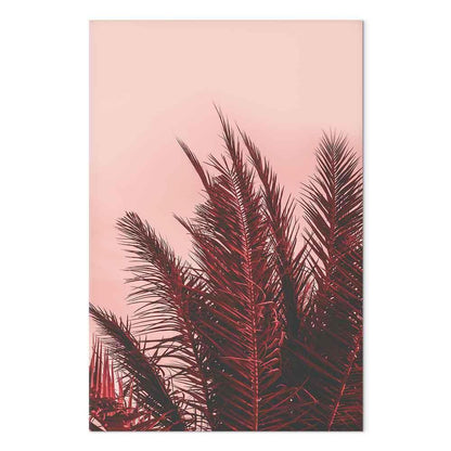 Leinwandbild - Palm Trees at Sunset (1 Part) Vertical