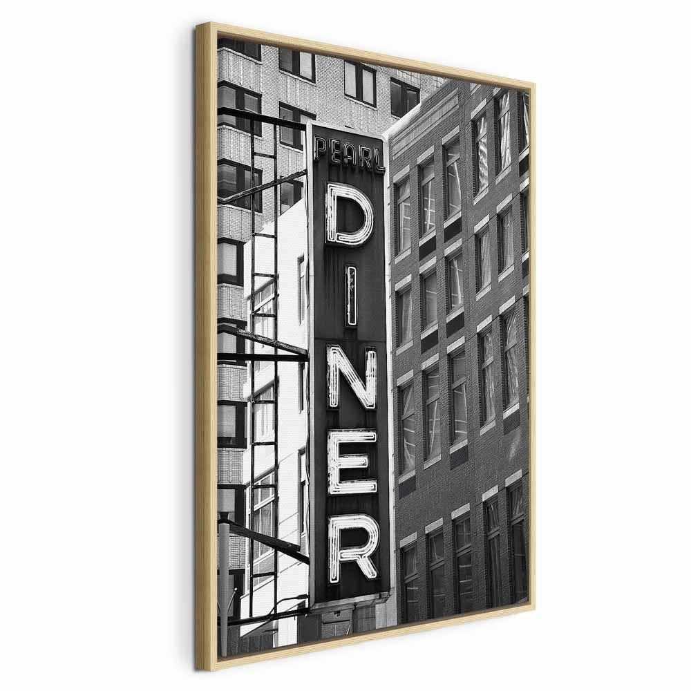 Leinwandbild - New York Neon Sign (1 Part) Vertical