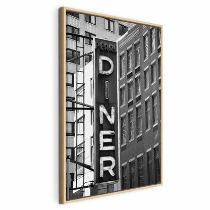 Leinwandbild - New York Neon Sign (1 Part) Vertical