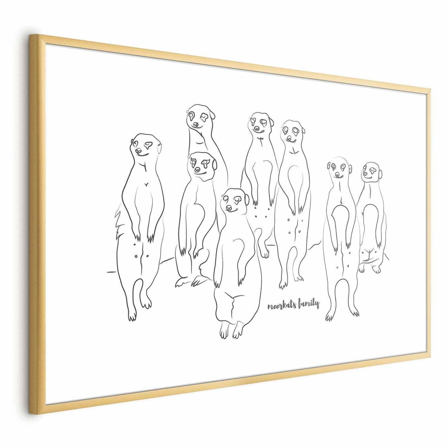 Poster - Meerkat Family