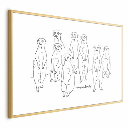 Poster - Meerkat Family