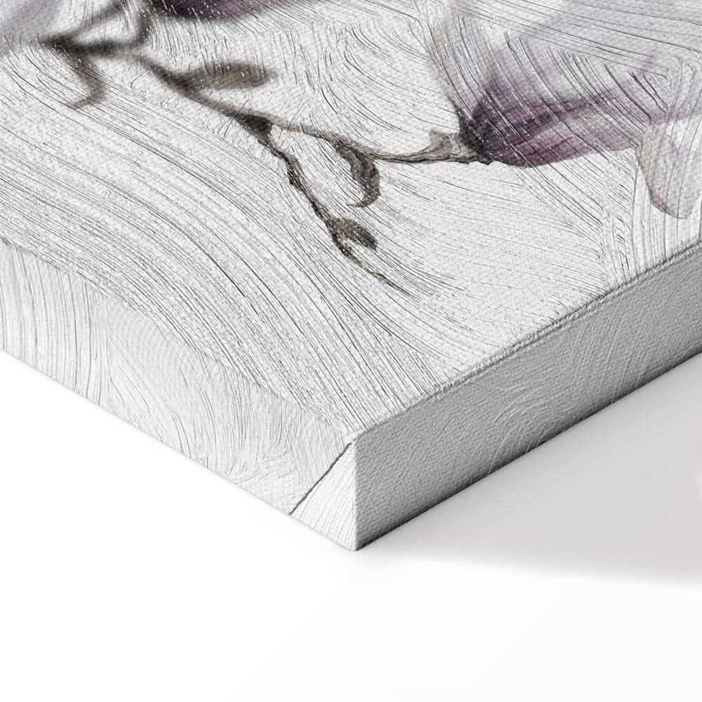 Leinwandbild - Painted Magnolias (1 Part) Wide