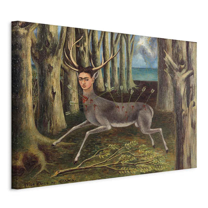 Leinwandbild - Frida Kahlo – The Wounded Deer