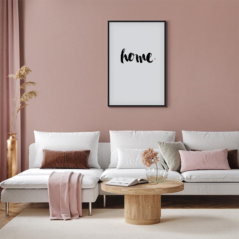 Leinwandbild - Home and Dot (1 Part) Vertical