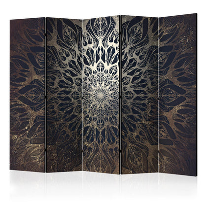Paravent - Spider Web (Brown) II Artgeist