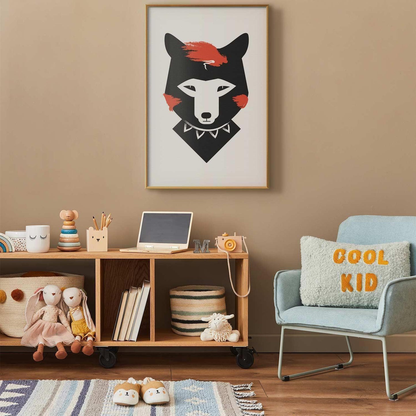 Poster Höflicher Fuchs – Stilvoll & charmant illustriert