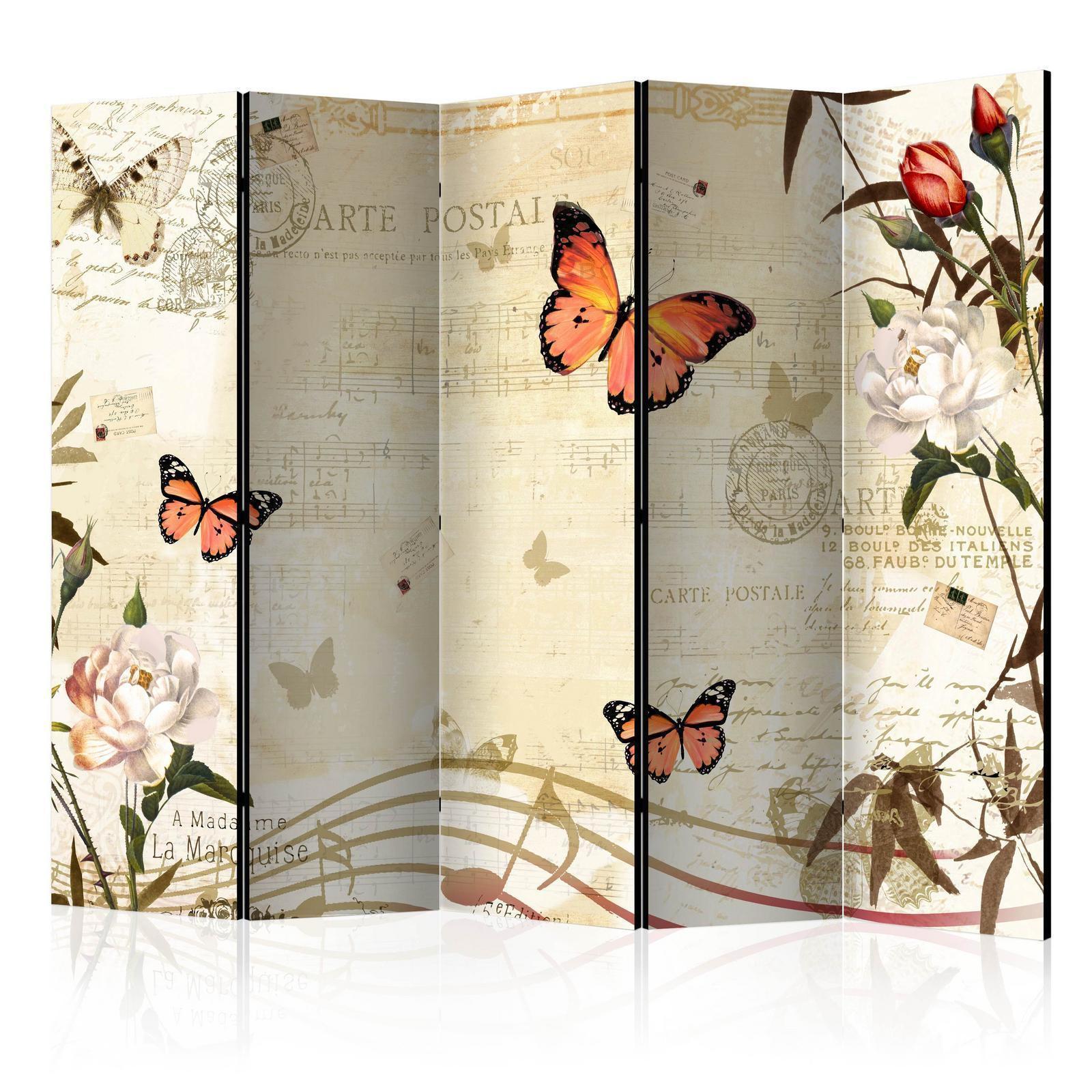 Paravent - Melodies of butterflies II Artgeist
