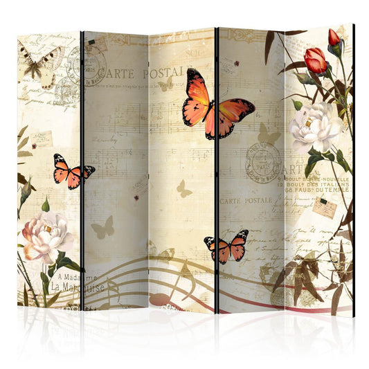 Paravent - Melodies of butterflies II Artgeist
