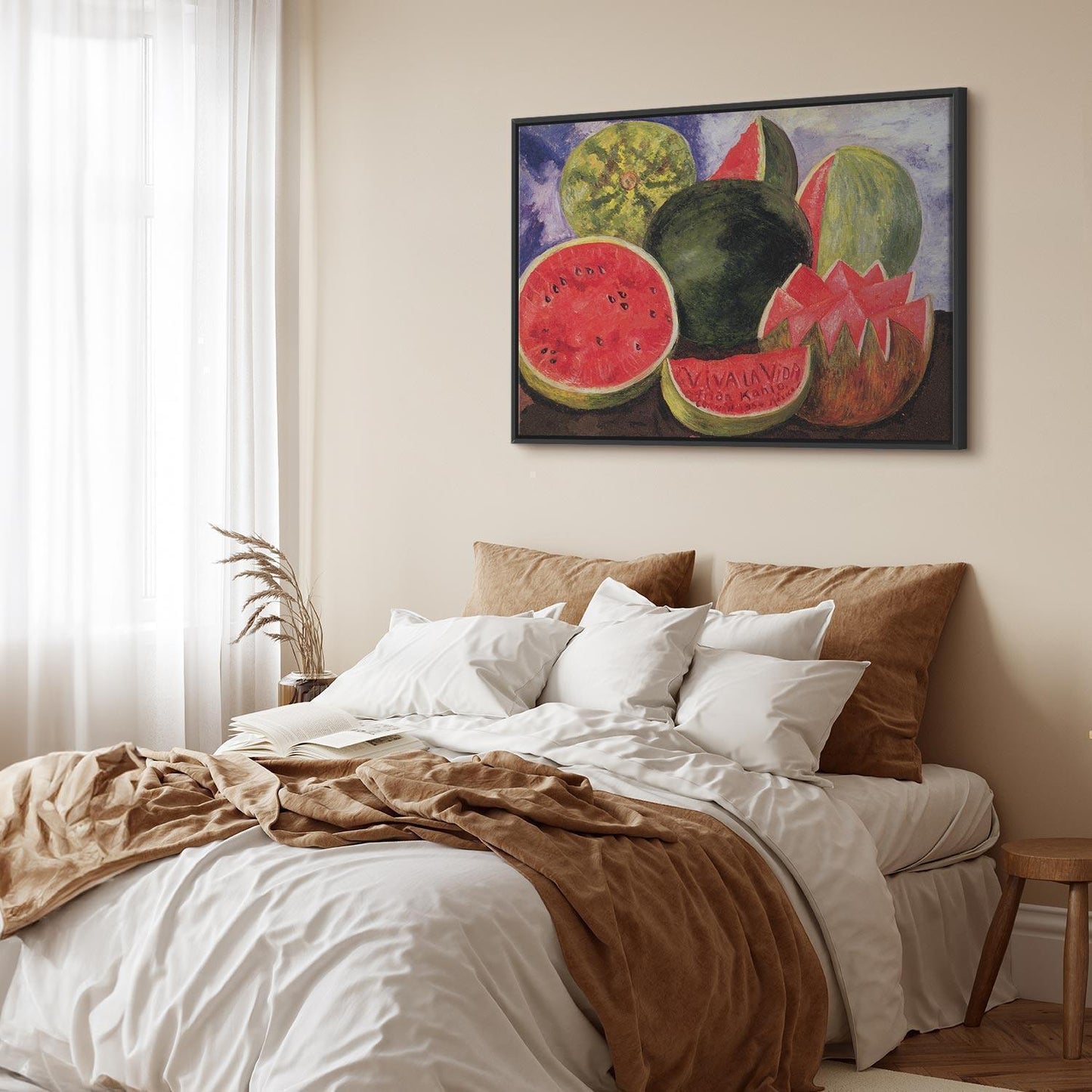 Leinwandbild - Frida Kahlo – Viva la Vida