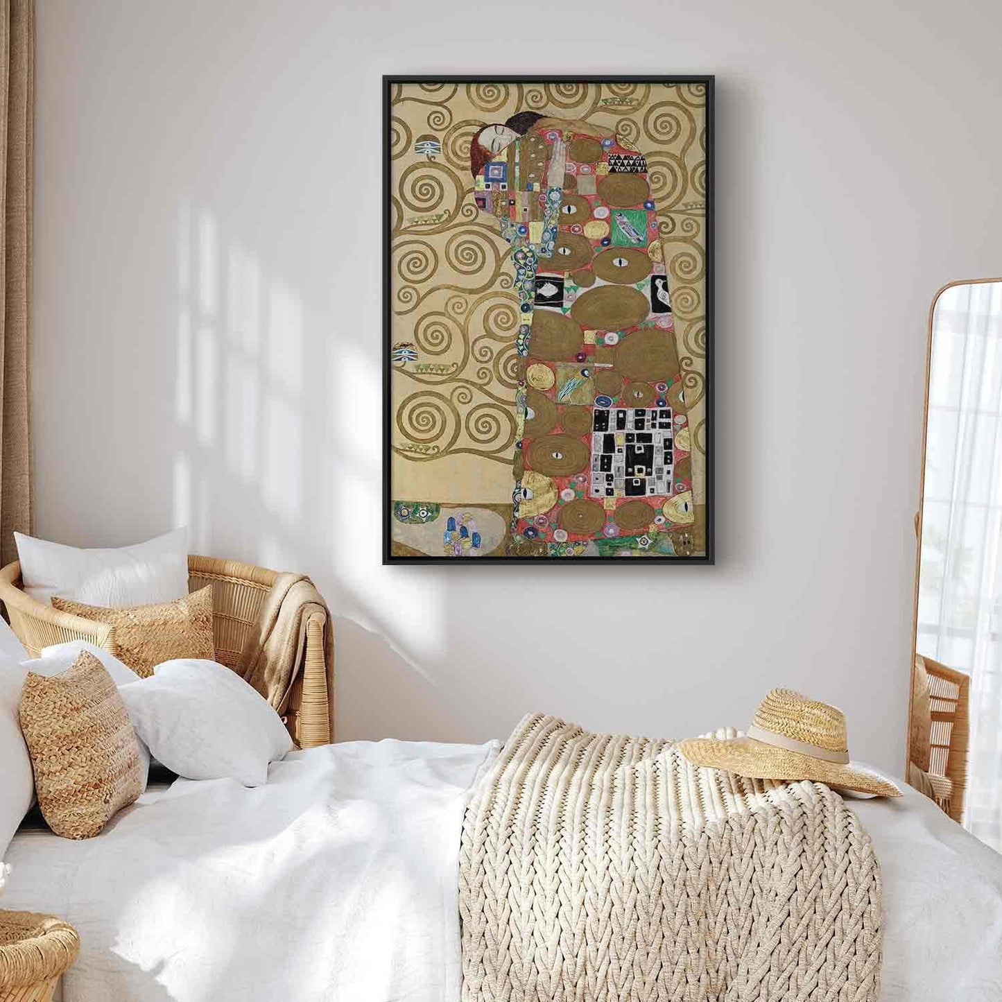 Leinwandbild - Gustav Klimt – The Fulfillment