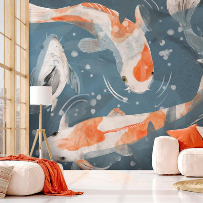 Fototapete - Koi Fishes - Second Variant Artgeist