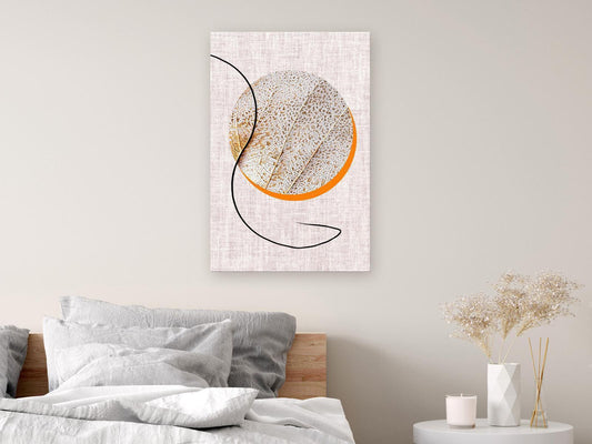 Leinwandbild Mond-Etüde – Kunstvolles Nachtmotiv im Hochformat