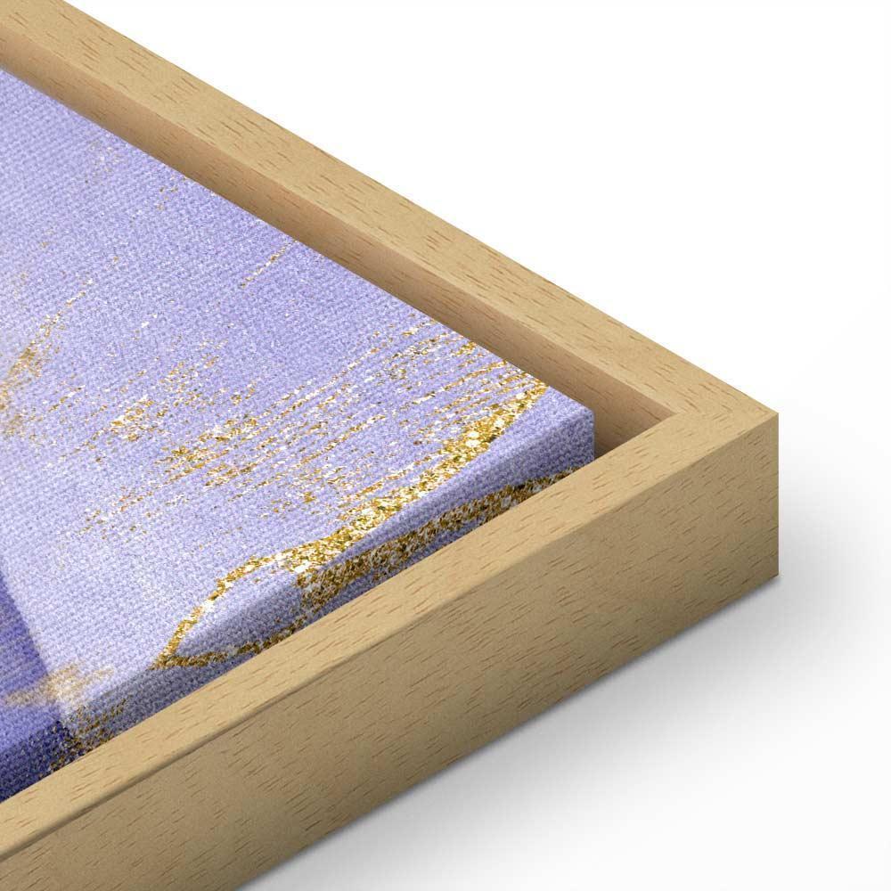 Leinwandbild - Purple Kaleidoscope (1 Part) Vertical