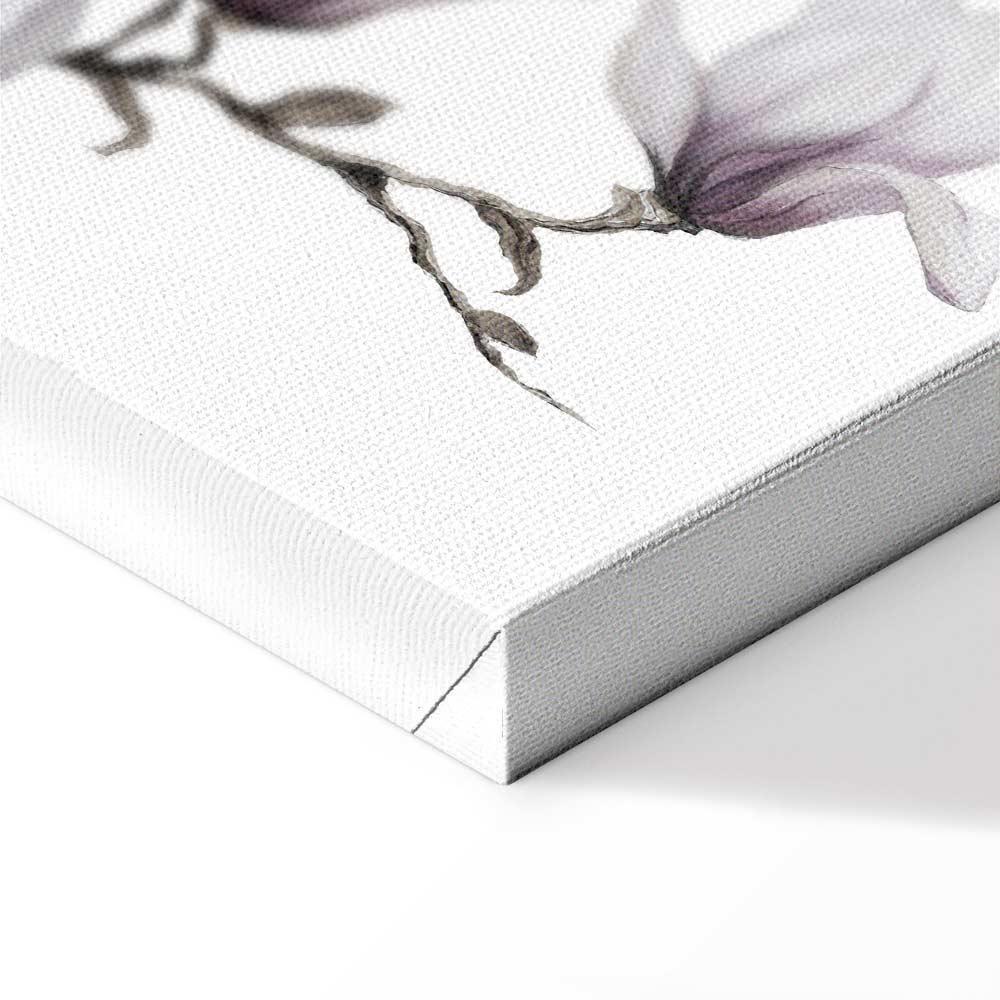 Leinwandbild - Painted Magnolias (1 Part) Wide