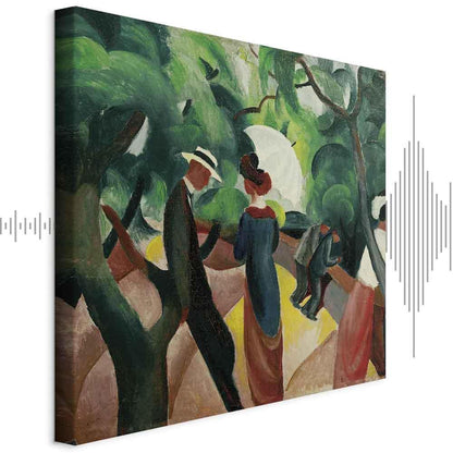 Leinwandbild - August Macke – Promenade