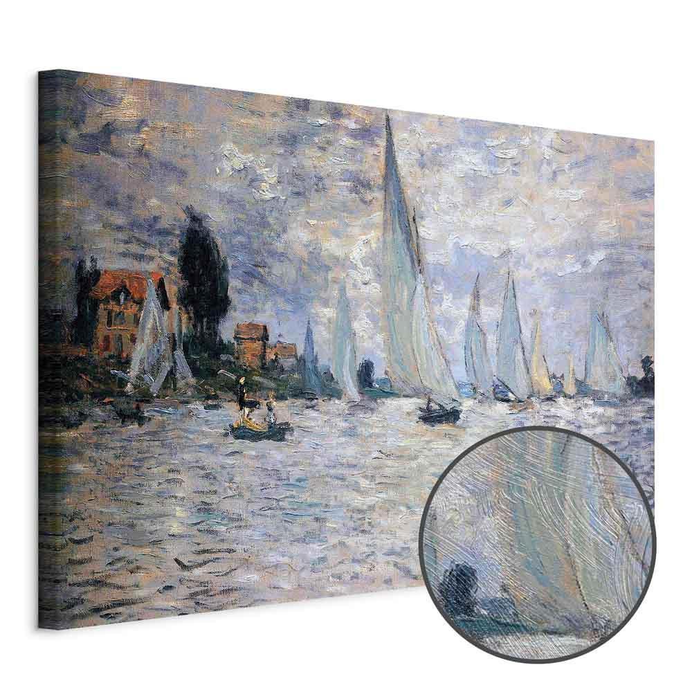 Leinwandbild - Claude Monet - Sailboats, Regatta in Argenteuil