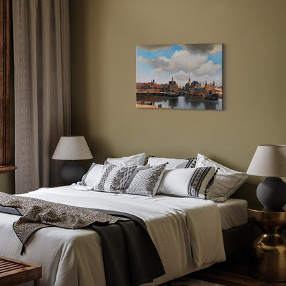 Leinwandbild - Jan Vermeer – View of Delft