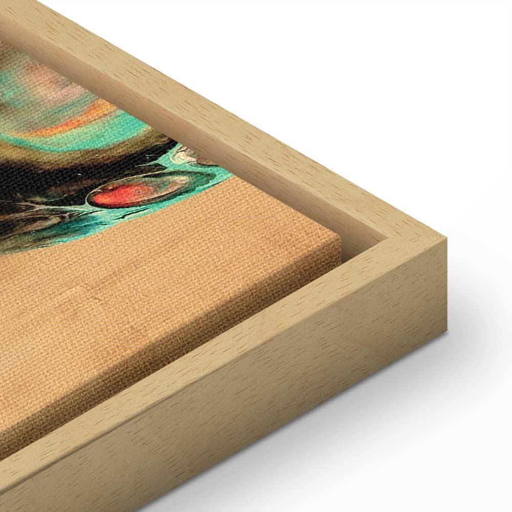 Leinwandbild - Composition of Micro Shapes (1-part) - Abstract Forms of Colors