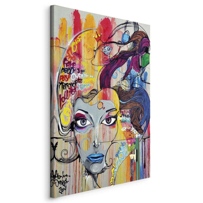 Leinwandbild - Colourful Thoughts Artgeist