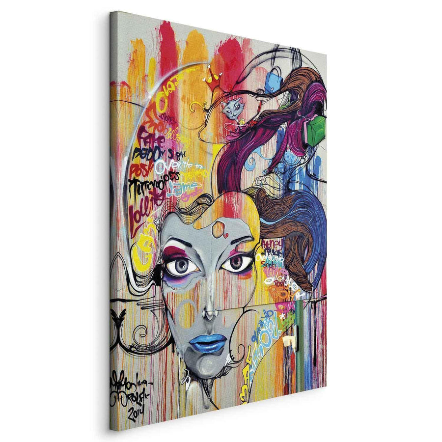 Leinwandbild - Colourful Thoughts Artgeist