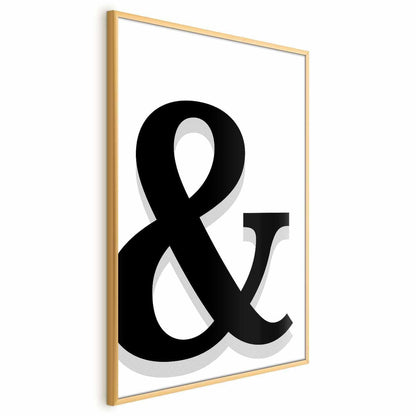 Poster - Decorative Letter Artgeist