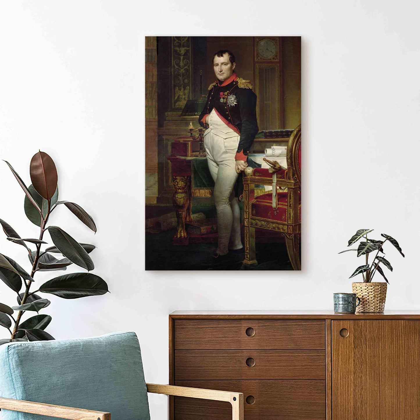 Leinwandbild - Napoleon Bonaparte (Jacques-Louis David) Artgeist