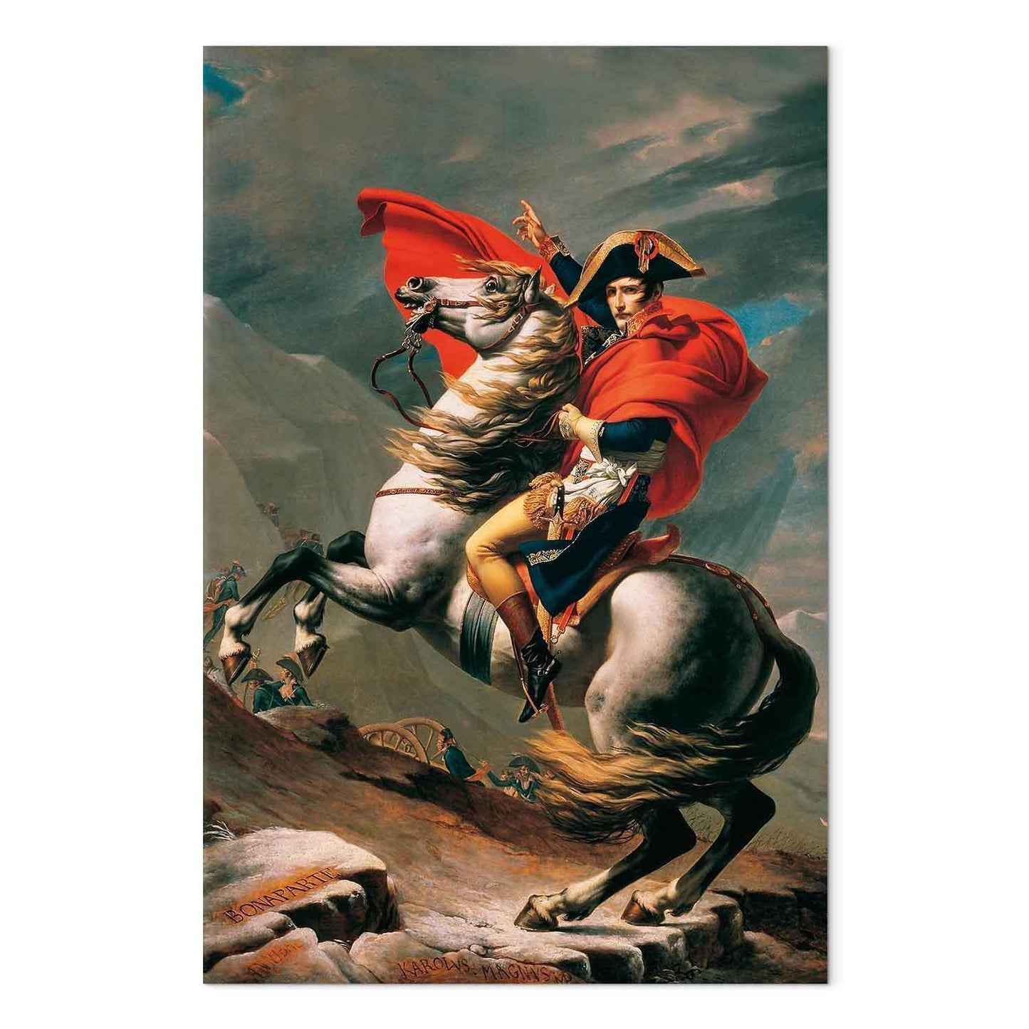 Leinwandbild - Jacques-Louis David – Napoleon Crossing the Alps