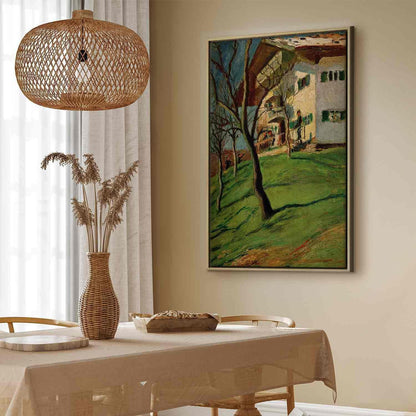 Leinwandbild - August Macke – Unser Häuschen in Tegernsee