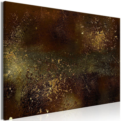 Leinwandbild - Golden Constellation (1 Part) Wide Artgeist