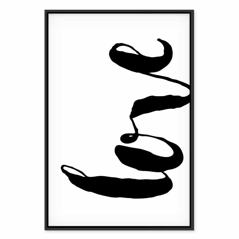 Leinwandbild - Black Love (1 Part) Vertical