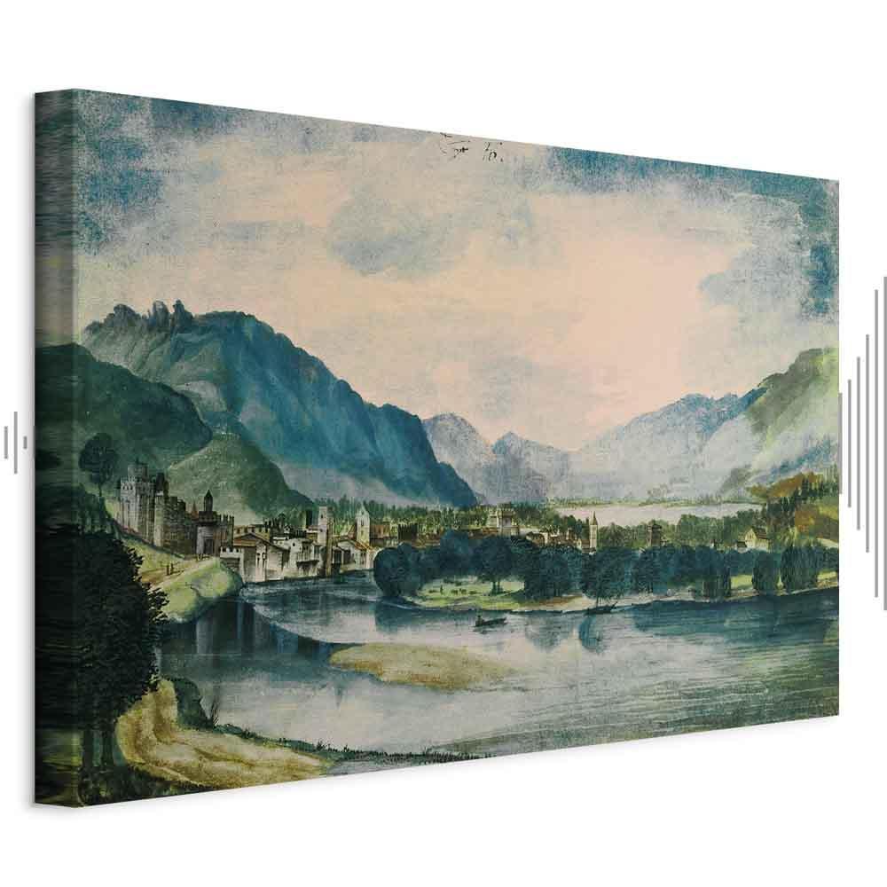 Leinwandbild - Albrecht Dürer – View of Trento from the North