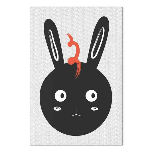 Leinwandbild - Rabbit Sees Everything (1 Part) Vertical