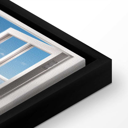 Leinwandbild - Window: View of the Beach