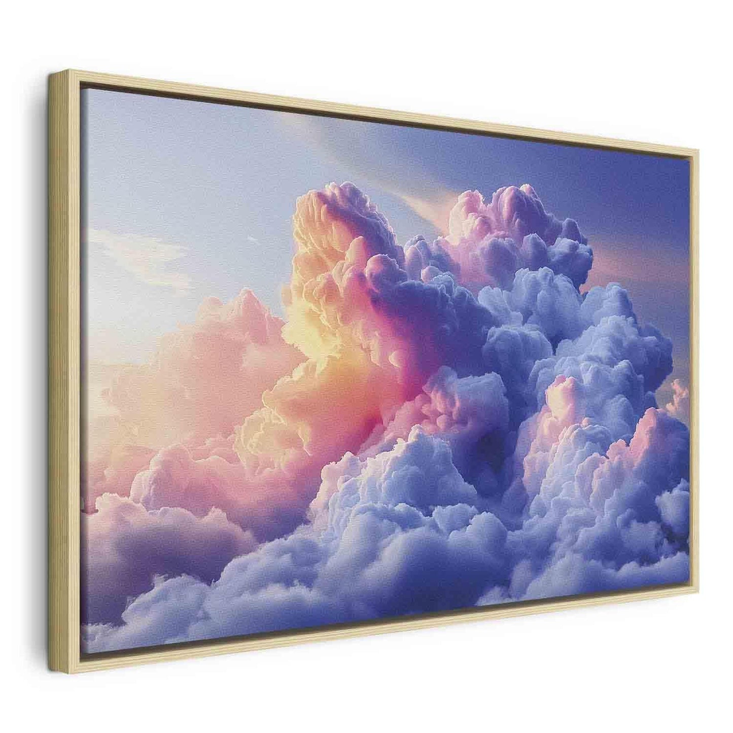 Leinwandbild - Clouds Like Painted: Artistic Brushes of Dawn Painting the Sky Artgeist