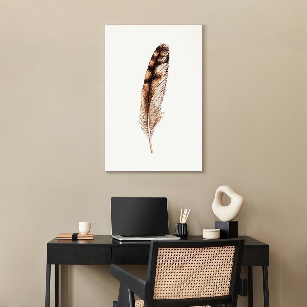 Leinwandbild - Magic Feather (1 Part) Vertical