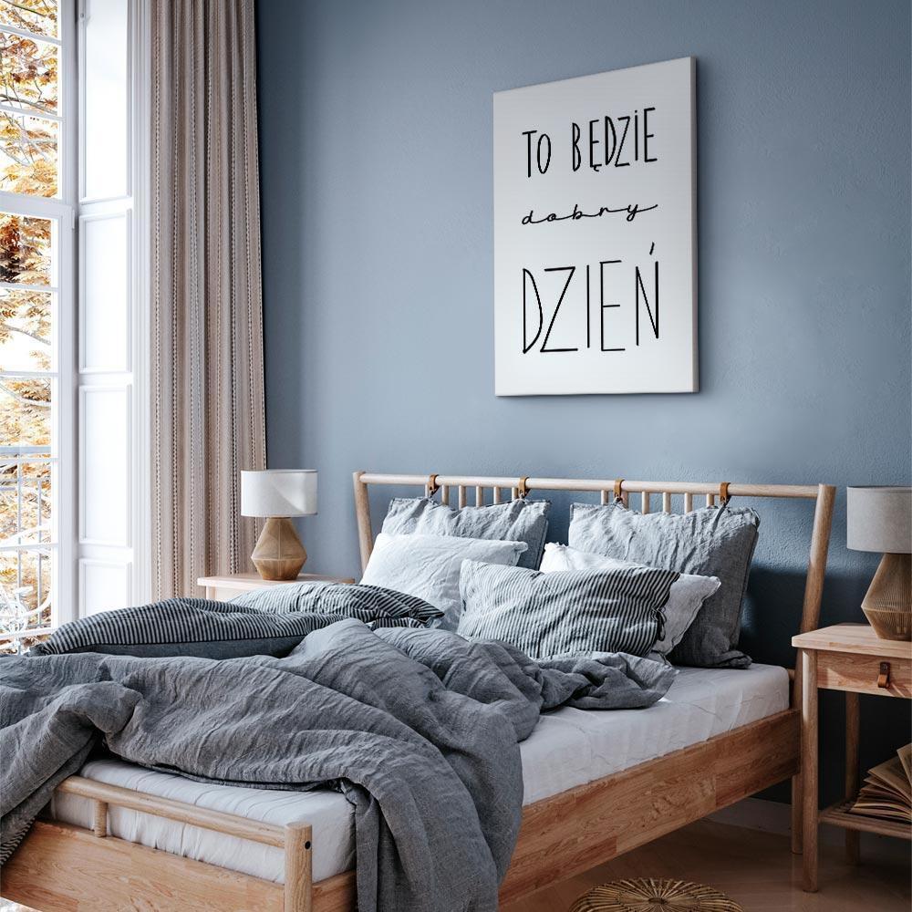 Leinwandbild - Art of Words (1-part) - Inspirational Black Text on White