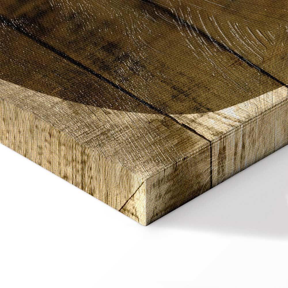 Leinwandbild - Golden Chocolate (1 Part) Vertical