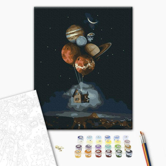 Malen nach Zahlen - Cosmic home