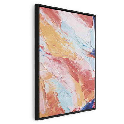 Leinwandbild - Spring Shades - A Colorful Mix of Warm and Cool Tones on Canvas Artgeist