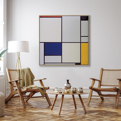 Leinwandbild - Piet Mondrian – Tableau I